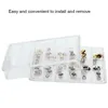 Decorative Plates 40PCS Watch Crowns Waterproof Replacement Assorted Repair Tools With Box