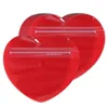 Förvaringspåsar 50 st cellofan cello påse hjärta plast för smycken förpackning valentiner dag tätning kakan blixtlåsslås droppar