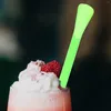 Engångskoppar halmar 150 st plast återanvändbar halm omrörande sked cocktail dricka