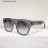 Sunglasses 7037/S Round Tortoise Acetate Sunglasses Women Fashion Style Classical Luxury Solar Glasses Uv400 Men Designer Original Eyewear L240322