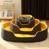 Canis canetas Pet Dog Bed Quatro Estações Universal Tamanho Grande Dog House Sofá Dog House Soft Pet Dog Warm Cat Bed S-XXL Pet Acessórios Y240322