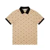 2024 Heren Polo Zomer Shirt Merk Kleding Katoen Korte Mouw Business Casual Gestreept Designer Homme Camisa Ademend M-3XL #447