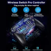 Controladores de jogo Joysticks Wireless Gamepad Dupla Vibração Bluetooth Controller com NFC e 6 Axis Gyro Wireless Joystick para Nintendo Switch ConsoleY240322