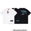 Designer High-versie G-familiesamenwerking BL lentezomer T-shirt van zuiver katoen met korte mouwen en unisex basis NK6N