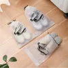 Storage Bags 2PCS Frosted Household Dust-proof High Capacity Travel Beam Port Carry Foldable Drawstring Convenient Water Proof Shoe Bag