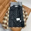 Manteau de coton décontracté de luxe veste de designer hiver chemise à manches longues ce plaid jacquard doudounes tech polaire sweat à capuche mode hip-hop uniforme de baseball R65