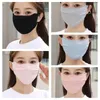 Scarves Solid Color Sunscreen Lace Mask Flower Hanging Ear UV Protection Adjustable Strap Face Cover