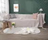 Filtar kastar filt nordisk stil solid varm sängöverdrag på den andningsbara dammtät plysch ding täcker dekorativ soffa