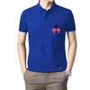 Polos pour hommes Om Namaste Yoga Pose Lotus Fuchsia T-shirt à manches courtes nouveauté drôle décontracté style d'été col rond naturel personnalisé