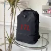 Täcker LuLuLogo Bag unisex Bag 2021 Ny multifunktionell ryggsäck stor kapacitet ryggsäck samma stil för män och kvinnor