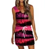 Casual Dresses Sleeveless Dress For Women Women'S Summer Hawaii Printed With Pockets Elegant And Pretty