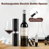 Strumenti da bar Apribottiglie elettrico per vino Cavatappi automatico per vino rosso Apribottiglie ricaricabile con base di ricarica Bar Gadget da cucina 240322