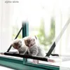 Cat Beds Furniture 10Kg Cat Hammock Window Bed And Lounger Sofa Pet Mounted Seat Home Suction Cup Cats Bed Mat Kitten Cat Hammock Bed Mount Window Y240322