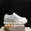 Free shipping 2024 Cloud 5 Designer Running Shoes All Black Undyed Pearl White Flame OnColuds 5 Surf Cobble Glacier Grey Mens Womens Trainer Sneaker Size 36-45 With Box