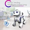 Touch Control Gesture Sensor Pet Dog Toy Can Shake Head Speak Story Singing Dancing Walking RC Robot Kid Friend Gift Boy 240321