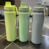 Mugs Hot Dew Hot Cup Sports Water Bottle Stainless Steel Pure Titanium Vacuum Portable Leak proof Outdoor Cup Christmas Gift Q240322