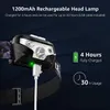 Mini USB laddningsbar LED -strålkastare 4000 lm kropp rörelse sensor strålkastare camping ficklampa huvudljus fackla lampa med batterifiskjakt lampa