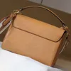 Wysokiej jakości skręt dżinsowy designerka epi designerka dla kobiet na ramionach łańcuch zamka łańcucha hans skręca worka crossbody torda lady pochette torby średniej wielkości czarny