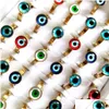 Solitaire Ring 20st/Lot Womens Mens Punk Gothic Evils Eye Cool Design Gold rostfritt stål Style Mix Eyeball Demon Eyed Luc Dhgarden Dhg5a