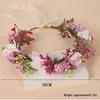 Fermagli per capelli Ghirlanda Donna Fiori Tiara Fiore Principessa Corona Ragazza Accessori da sposa Donna Ghirlanda Copricapo Fascia regalo