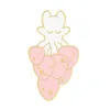 Mignon petite broche de plante de champignon mignon Anime films jeux épingles en émail dur recueillir broche de dessin animé en métal sac à dos chapeau sac collier revers Badges