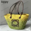 New 24SS Designer Bag Handmade Straw Fashion Mark