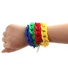 Fishsheep colorido acrílico grosso corrente pulseiras para homens mulheres boêmio multi cor resina link pulseiras moda jóias 240321