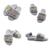 Nuovo in serie autunno e catena invernale flash Diamond Slifori fluttuanti per interni e esterni Fluffy Flip Flops caldi dimensioni 36-41