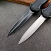 Black 3310 INFIDL OTF AUTO Knife 3.858" D2 Steel Blade,6061 aluminum Handles,Outdoor Tactical Knvies EDC Pocket Tools BM 4600 3400 3300 C07 A017