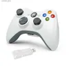 Kontrolery gier joysticks Bonadget Wireless Game kontroler do Xbox360+2.4GH Gamepad Joystick dla Microsoft PC Windows 7 8 10y240322