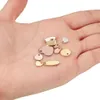 100 pièces personnalisé Laser graver nom en acier inoxydable étiquettes personnalisées personnalisées pour collier à faire soi-même pendentif breloques 240315