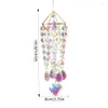 Carillon éolien décorations de jardin attrape-soleil cristal intérieur fenêtre pendentif effet réfléchissant outil de décoration pour mur de salon Ow Ow ow