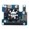 Cuillères pour Raspberry Pi 5 PoE HAT 802.3Af/At, carte d'extension GPIO avec ventilateur de refroidissement 5V/12V