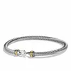 Titanium Stahlarmband Designer Schmuck 18K Gold Armband Dy Twisted Designer Armband Jewlery Designer für Frauen haben Diamantketten -Reiz Moissanite Geschenk