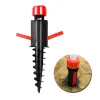 Accessories Beach Umbrella Sand Anchor Outdoor Camping Auger Spiral Stand Storage Holder Heavy Duty For Patio Lawn Home Garden Umbrella