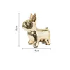 French Dog Piggy Bank Bulldog Sculpture Decoration Gift Home Art Statue Pengar Boxar Barn Teksaker Figurer släpper 240319