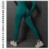 LL-660 Calça legging feminina de cintura alta com elevação do bumbum, calça de ioga para corrida, esportes e fitness