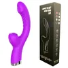 Vibrator för kvinnor 2 i 1 slickmaskin klitoris stimulator g-spot kraftfull vibro dildo trollkvinna kvinnlig suger vuxen sexleksaker 240315