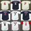 Cleveland LOU BOUDREAU ROCKY COLAVITO AL ROSEN JAKE TAYLOR KENNY LOFTON ALBERT BELLE RAY FOSSE CARLOS BAERGA Throwback-honkbalshirt voor heren, jaren 48-1999, S-5XL