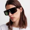 Gafas de sol cuadradas con montura grande, gafas de sol a prueba de viento 2021, nueva moda de color gelatina, gafas deportivas ins