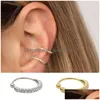 أذن الكفة 1pc tiny dainty conch hie cz غير مثقوب الماس أنف خاتم الأزياء مجوهرات المرأة هدية إسقاط الأوجه توصيل الأقراط dhqvm