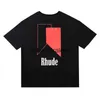 Heren T-shirts Kikker drift nieuwe mode merk zomer oversized losse hiphop straat kleding hoge tracking T-shirt top voor mannen H240401