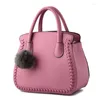 Axelväskor högkvalitativa damer handväskor kvinnor mode kvinnlig pu läder bärbar väska casual office totes wh24