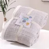 Blankets Single Double Person Air Conditioning Quilts Japanese Thicken Bed Sheet Six-layer Washed Gauze Nap Throw Blanket