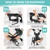 Pet Backpack Pets Dog Bag Portable Backpack for Dogs Cat Double Shoulder s Bag Puppy Travel Dog Bags 240318