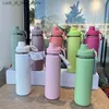 Mugs Hot Dew Hot Cup Sports Water Bottle Stainless Steel Pure Titanium Vacuum Portable Leak proof Outdoor Cup Christmas Gift Q240322