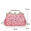 Cross Body 2023 Fashion Multicolor Sequins Evening Bag hasp Luxury Handbag Chain Women Shoulder Crossbody Bag Lady Wedding Party Clutch bagL2403