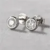 KOJ Engagement 03 CT Stud Earrings 925 Silver Does Not Fade Jewelry Wild 4mm 240228