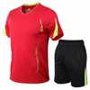 2 pçs conjunto de treino dos homens ginásio esporte fitness jogging terno roupas correndo treino esporte wear tênis pista e campo conjuntos 240307