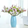 Fleurs décoratives 68cm, Simulation artificielle de luxe, fleur Magnolia, décoration de mariage en famille, El, faite à la main, pour cour, DIY
